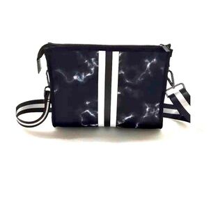 Haute Shore Mark Racer crossbody navy black white new